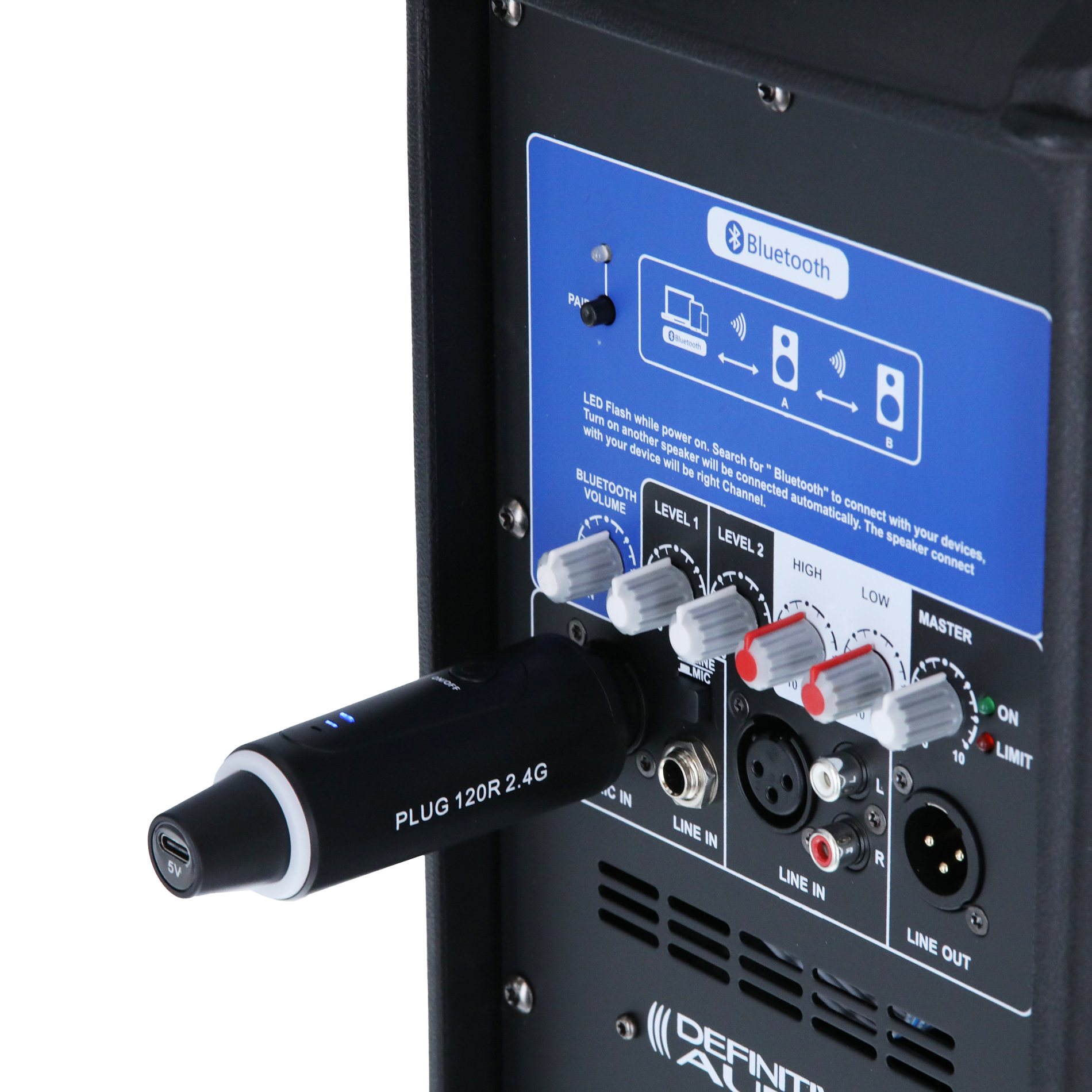 Definitive Audio Plug 120r 2.4g - Ensemble Émetteur RÉcepteur Hf - Variation 8