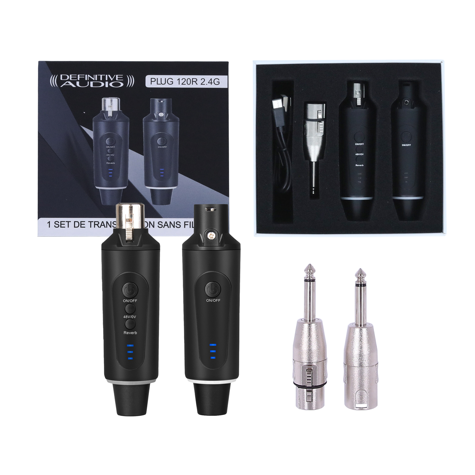 Definitive Audio Plug 120r 2.4g - Ensemble Émetteur RÉcepteur Hf - Variation 6