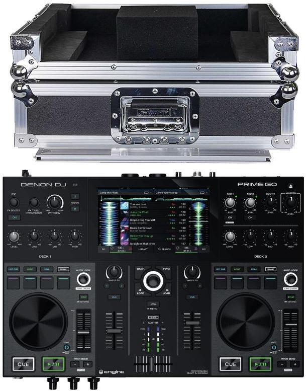 Pack dj avec housse/flight/decksaver Denon dj Prime Go + Power acoustics Fc Prime GO