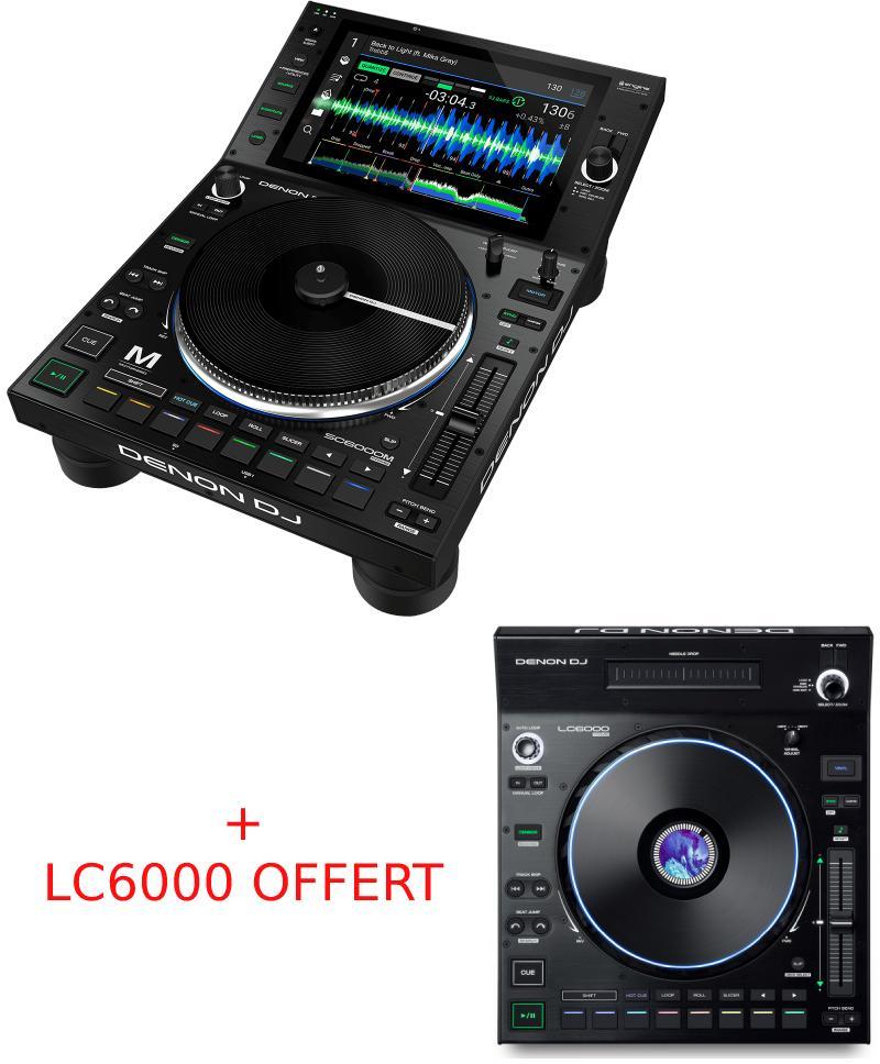Platine cd & mp3 Denon dj SC 6000M + LC 6000