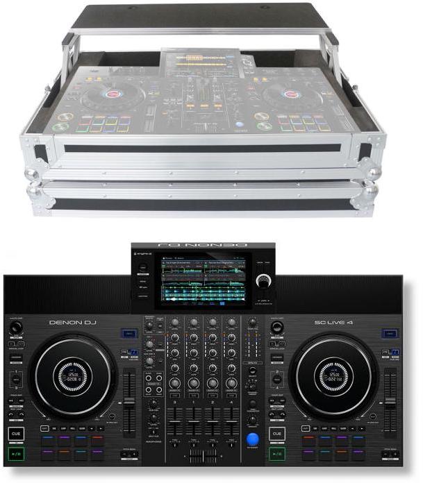 Pack dj avec housse/flight/decksaver Denon dj