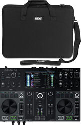 Pack dj avec housse/flight/decksaver Denon dj Prime GO + Udg U8312BL