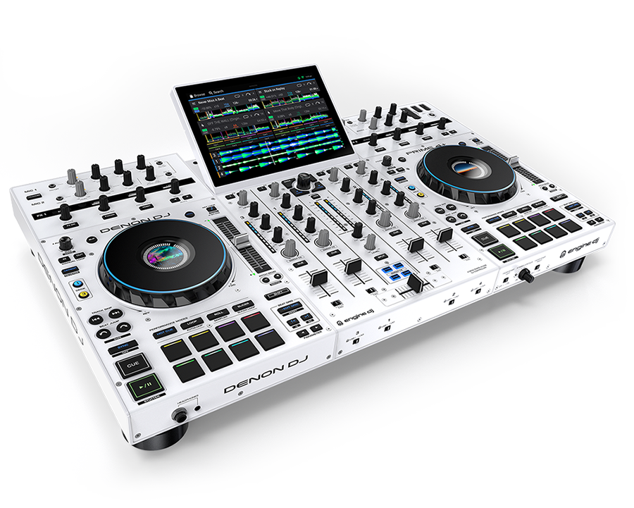 Denon Dj Prime 4 + White Edition - ContrÔleur Dj Autonome - Variation 1
