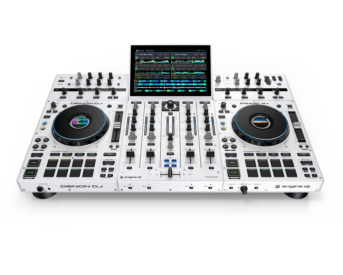 Denon Dj Prime 4 + White Edition - ContrÔleur Dj Autonome - Variation 2