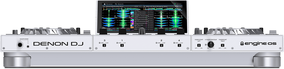 Denon Dj Prime 4 White - ContrÔleur Dj Autonome - Variation 2