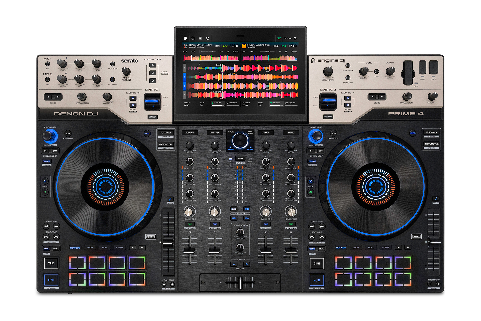 Denon Dj Prime4 G2 - ContrÔleur Dj Autonome - Variation 13
