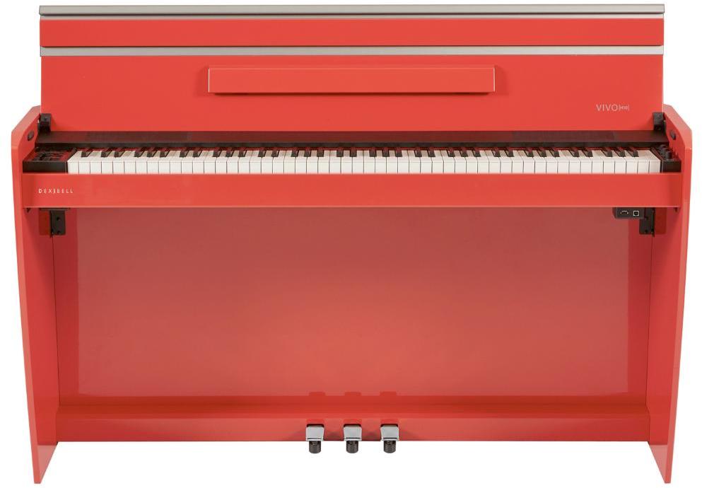 Piano numérique meuble Dexibell Vivo H10 Rouge Brillant