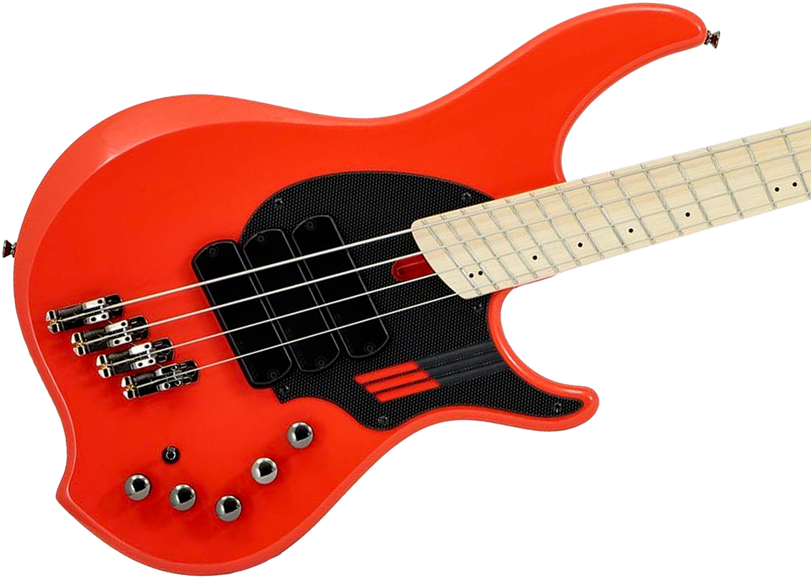 Dingwall Adam Nolly Getgood Ng3 4c Signature 3pu Active Mn - Fiesta Red - Basse Électrique Solid Body - Variation 1
