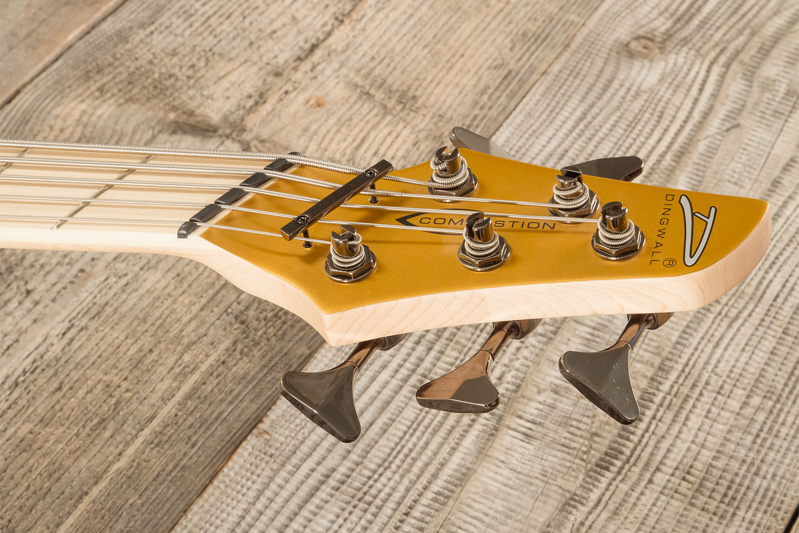 Dingwall Adam Nolly Getgood Ng3 5c Signature 3pu Active Mn - Gold Matte - Basse Électrique Solid Body - Variation 11