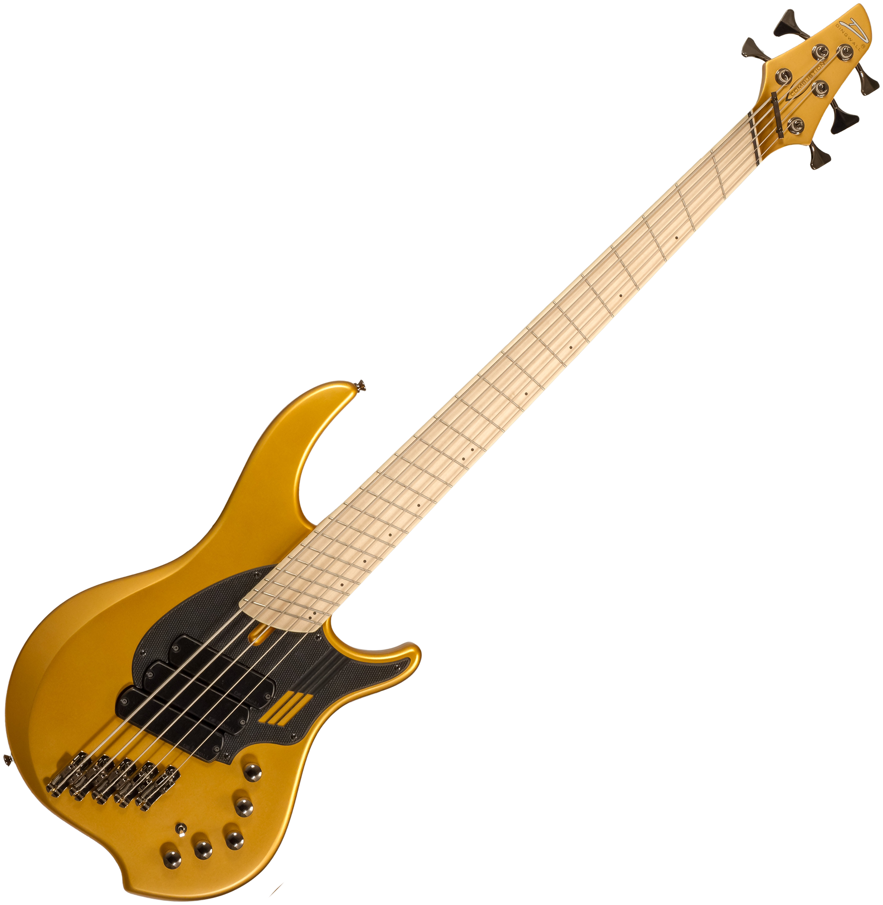 Dingwall Adam Nolly Getgood Ng3 5c Signature 3pu Active Mn - Gold Matte - Basse Électrique Solid Body - Variation 1