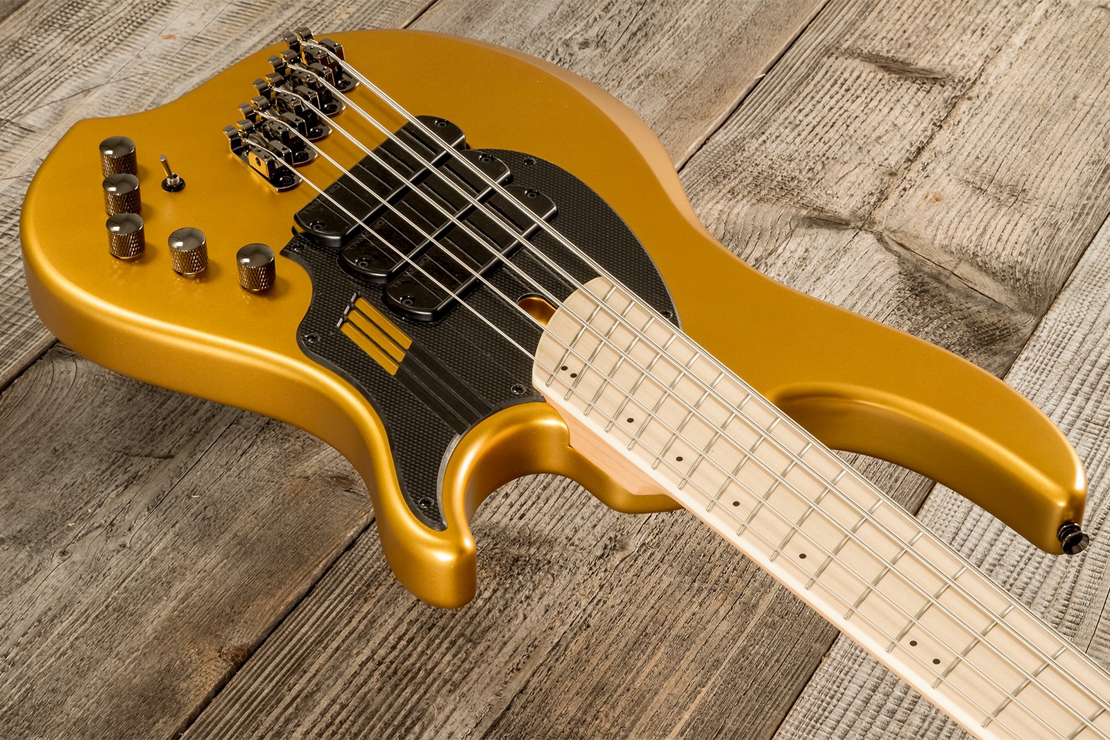 Dingwall Adam Nolly Getgood Ng3 5c Signature 3pu Active Mn - Gold Matte - Basse Électrique Solid Body - Variation 3