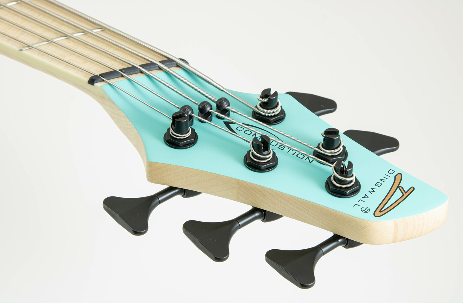 Dingwall Adam Nolly Getgood Ng3 5c Signature 3pu Active Mn - Matte Celestial Blue - Basse Électrique Solid Body - Variation 7