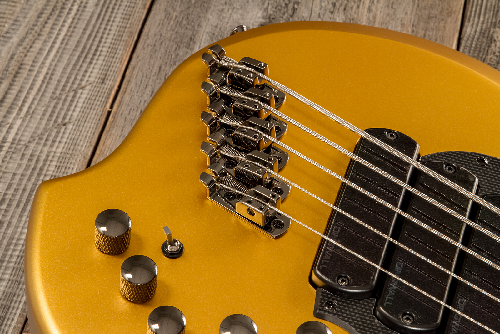 Dingwall Adam Nolly Getgood Ng3 5c Signature 3pu Active Mn - Gold Matte - Basse Électrique Solid Body - Variation 4