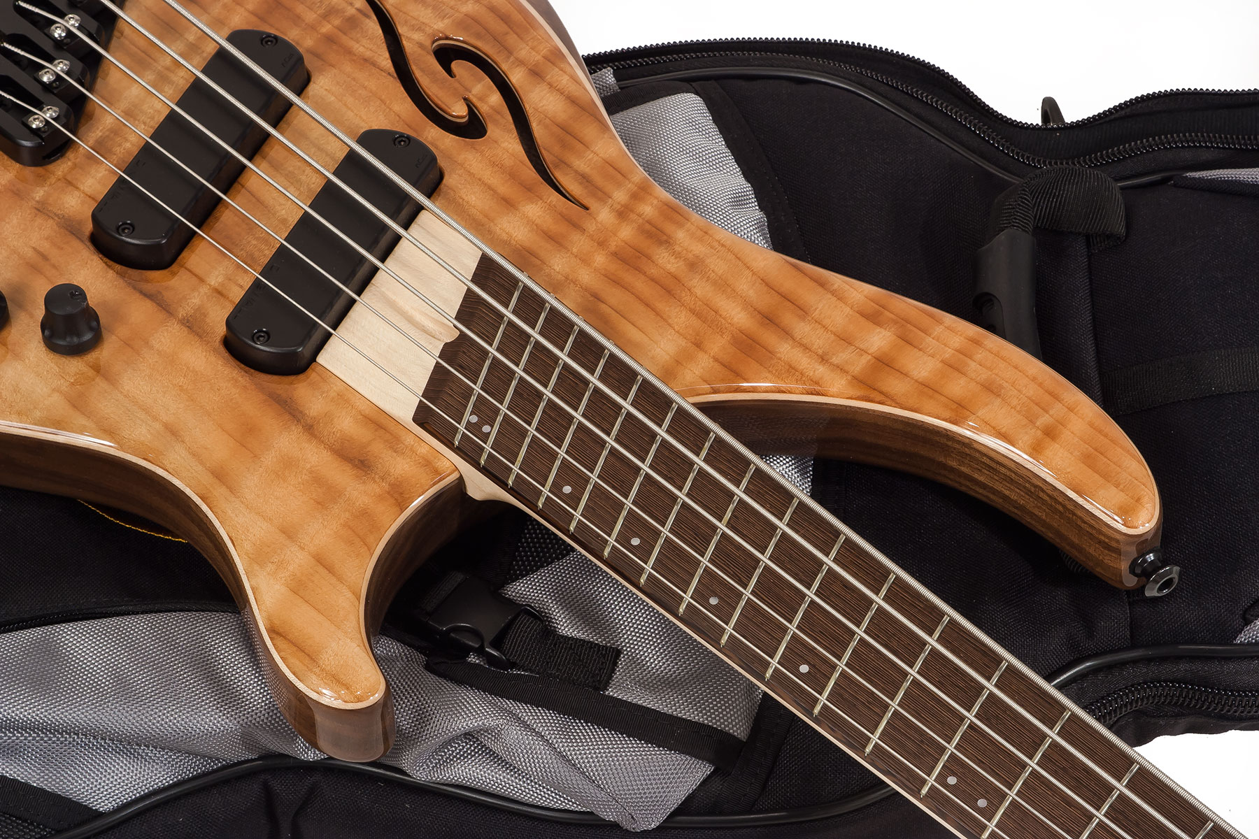 Dingwall Afterburner Ii 5 2-pickups Wen +housse - Natural - Basse Électrique Solid Body - Variation 2