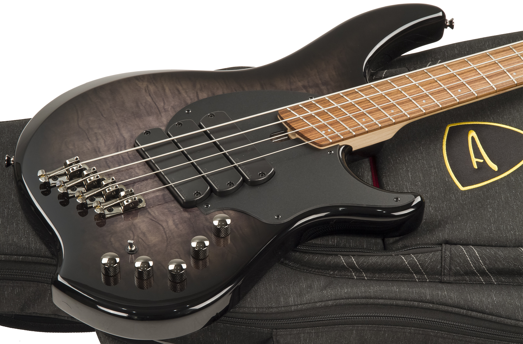 Dingwall Combustion Cb3 4c 3pu Active Mn - Black Burst - Basse Électrique Solid Body - Variation 1