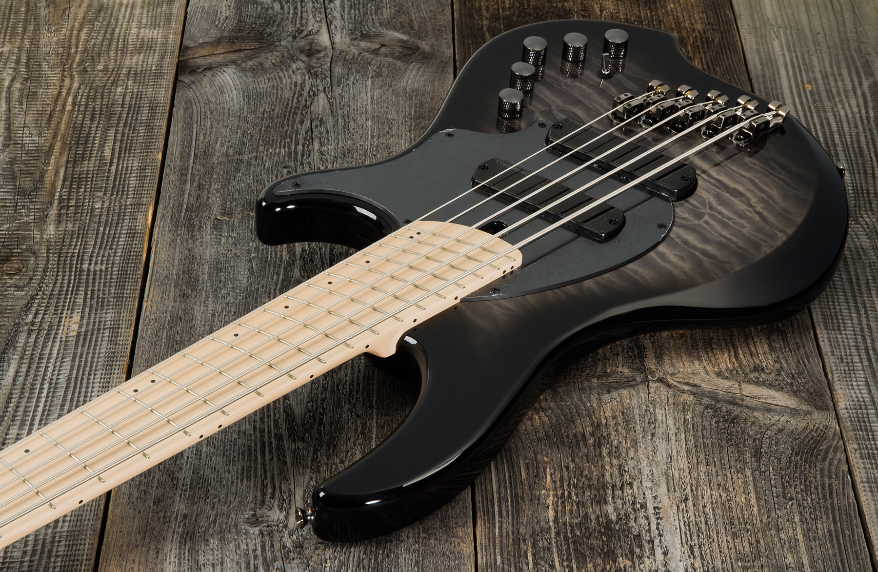 Dingwall Combustion Cb2 5c 2pu Active Mn - 2-tone Blackburst - Basse Électrique Solid Body - Variation 2