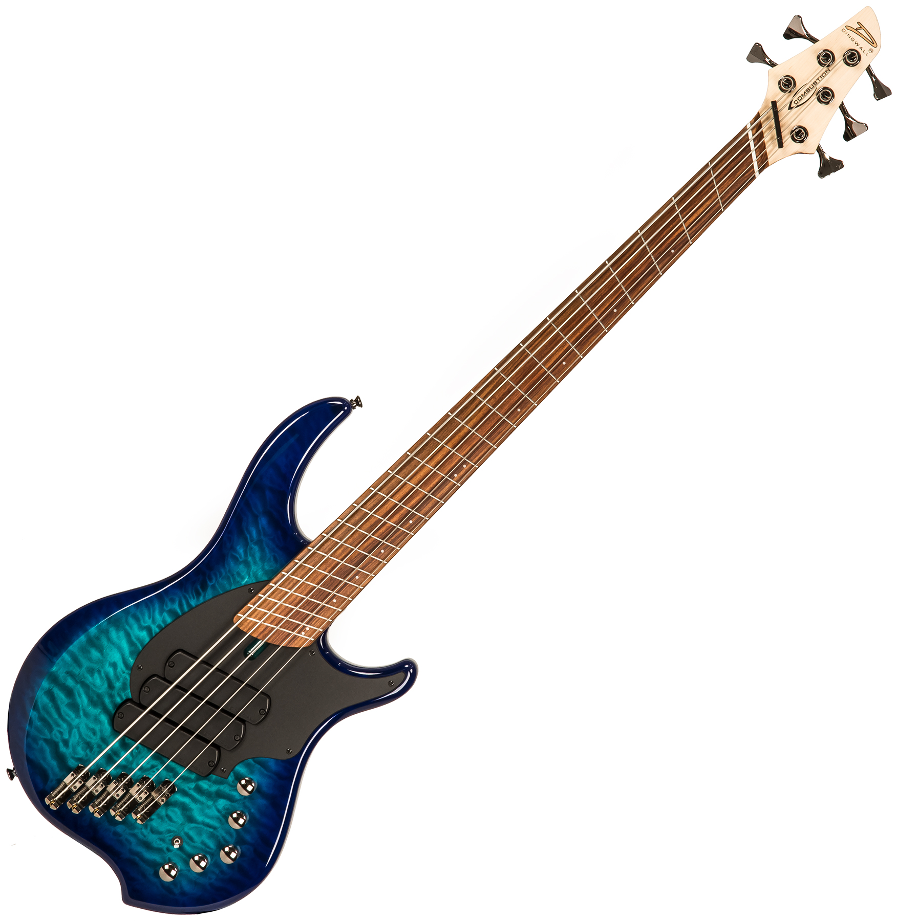 Dingwall Combustion 5 3-pickups Pf +housse - Whalepool Burst - Basse Électrique Solid Body - Variation 1