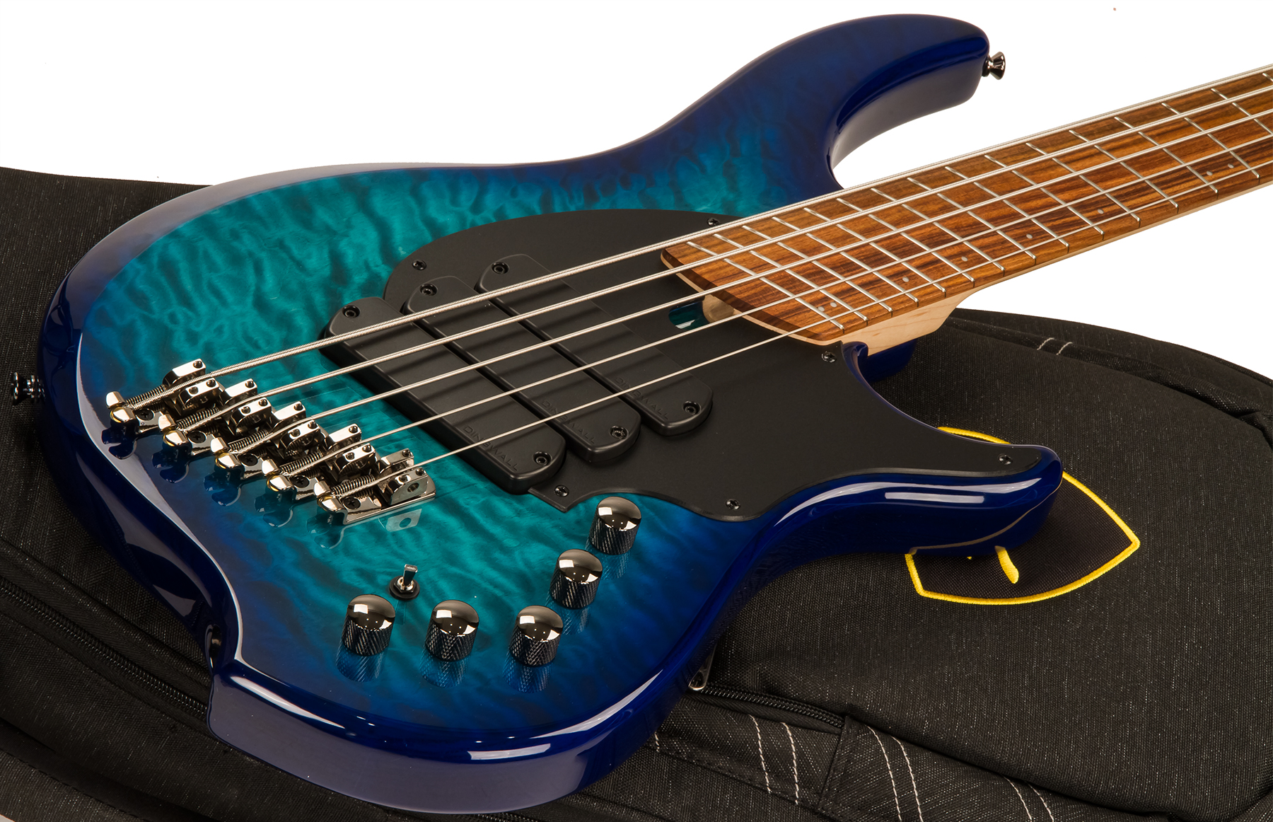 Dingwall Combustion 5 3-pickups Pf +housse - Whalepool Burst - Basse Électrique Solid Body - Variation 3