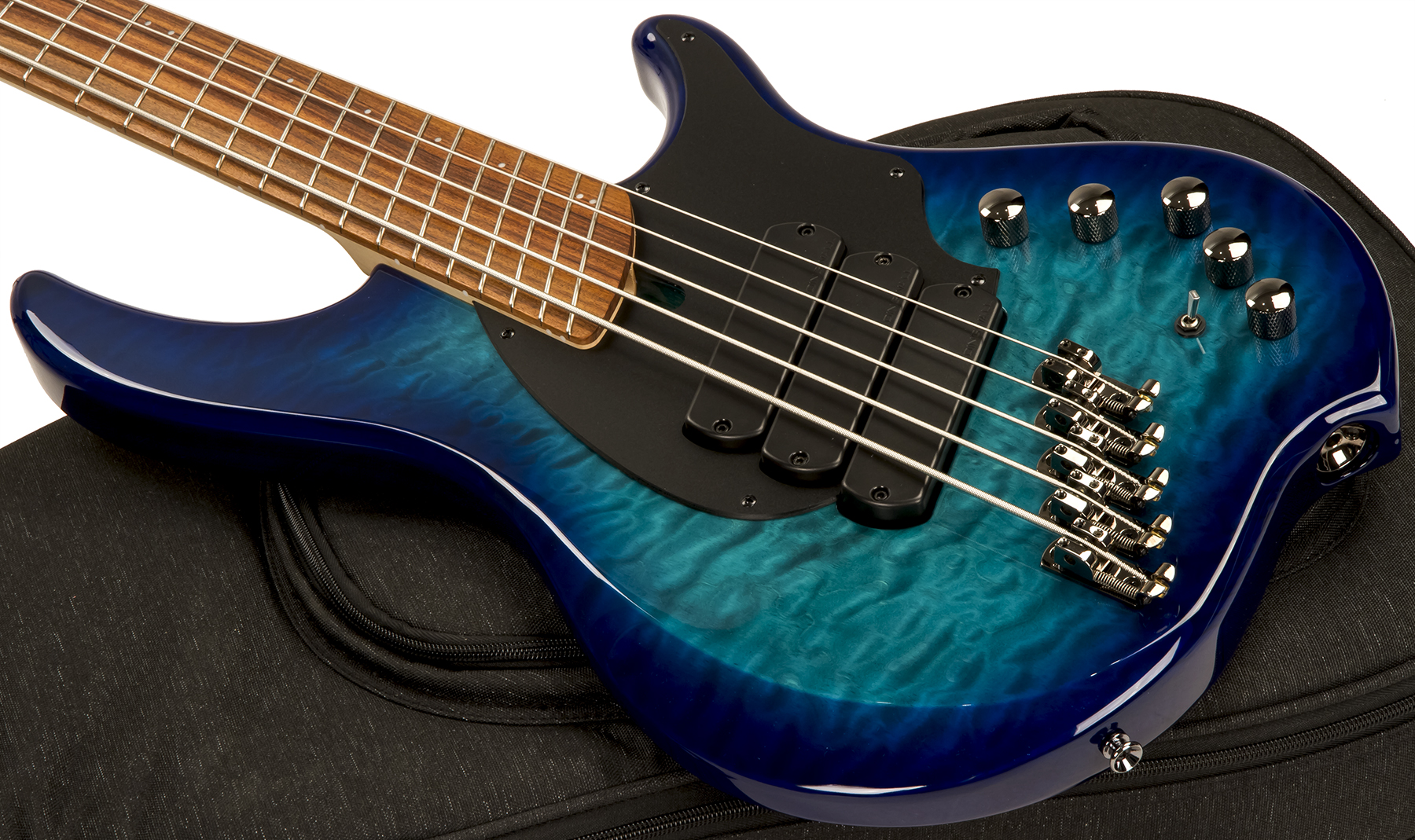 Dingwall Combustion 5 3-pickups Pf +housse - Whalepool Burst - Basse Électrique Solid Body - Variation 2