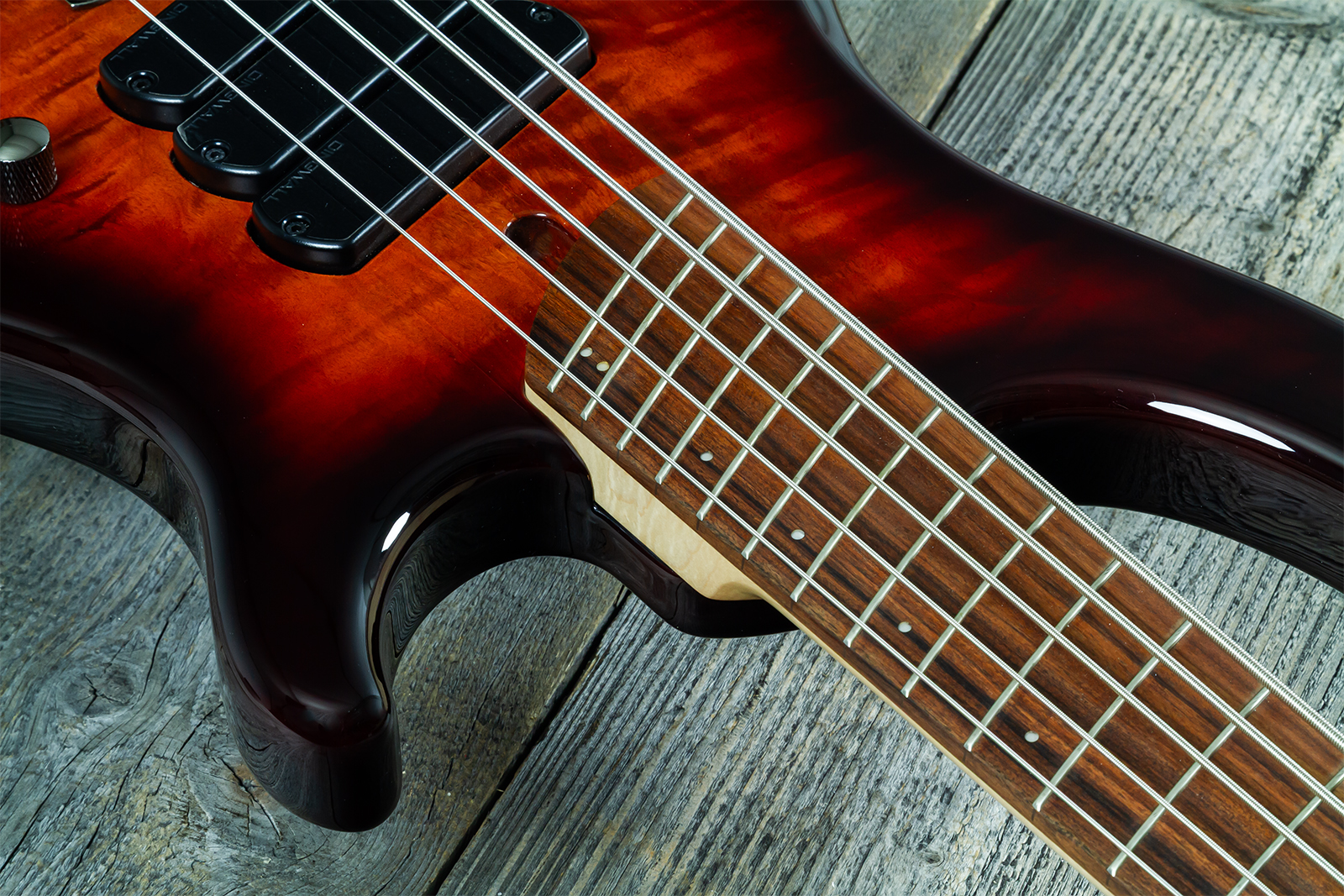 Dingwall Combustion Cb3 5c 3pu Active Pf - Vintage Burst Gloss - Basse Électrique Solid Body - Variation 12