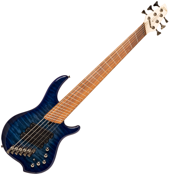 Dingwall Combustion 3-Pickups 6-Strings (PF) - indigo burst Solid