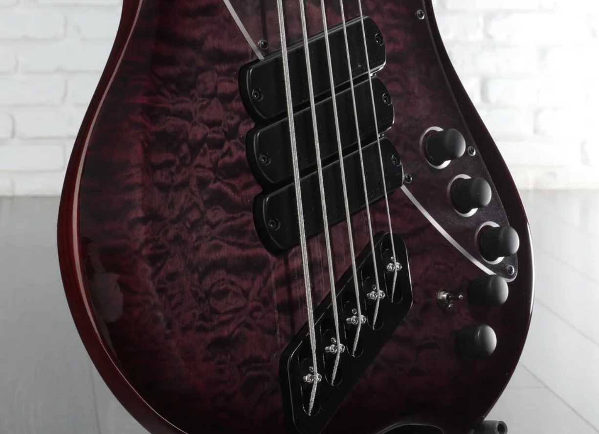 Dingwall Combustion Nashville Cn3 5c 3pu Active Mn - Ultraviolet Burst - Basse Électrique Solid Body - Variation 4