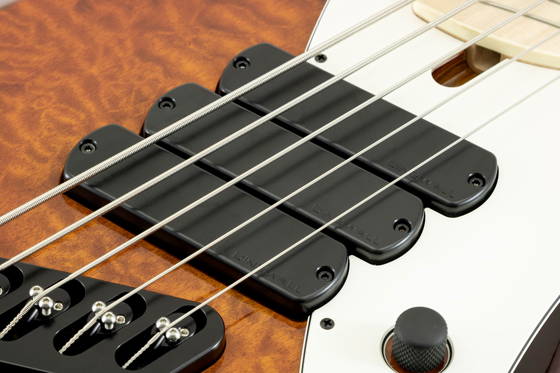 Dingwall Combustion Nashville Cn3 5c 3pu Active Mn - Vintage Burst - Basse Électrique Solid Body - Variation 4