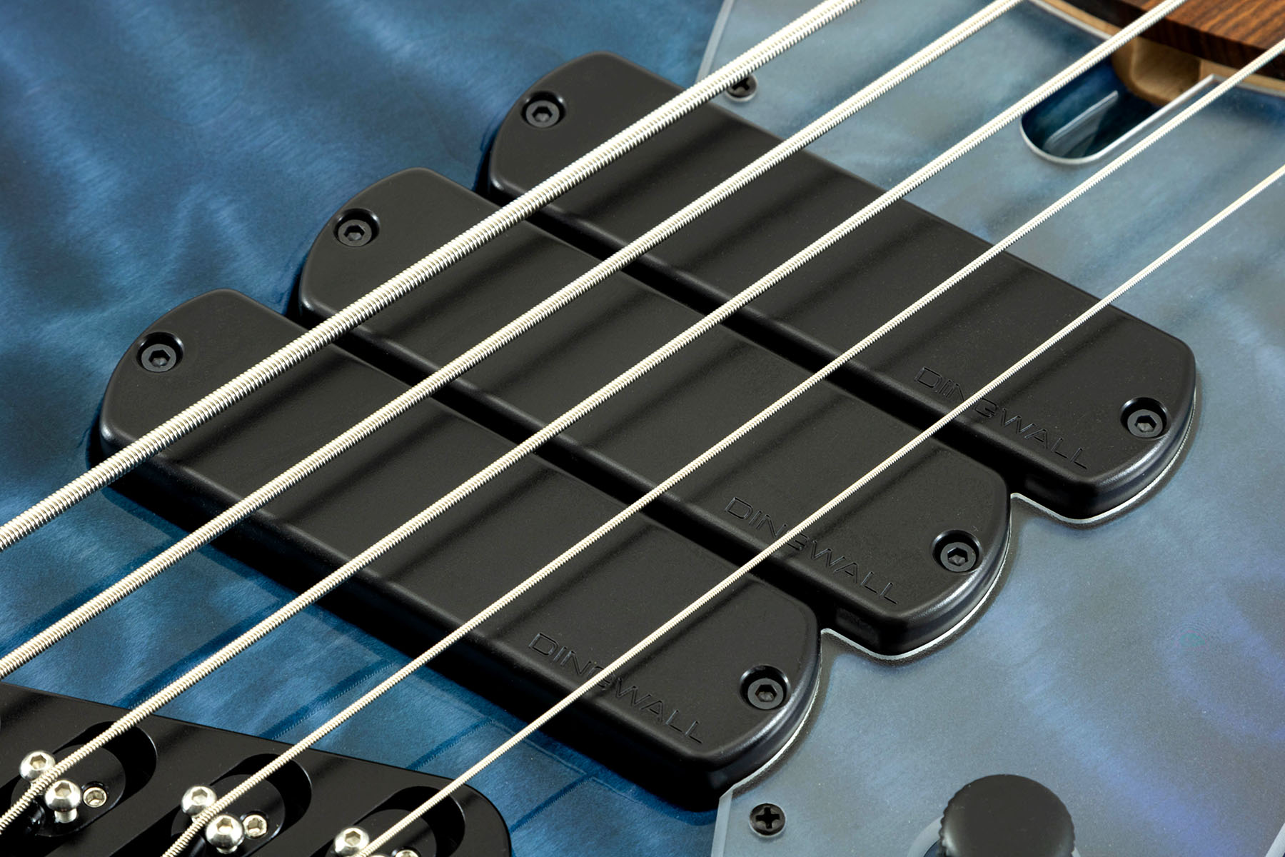 Dingwall Combustion Nashville Cn3 5c 3pu Active Pf - Indigo Burst - Basse Électrique Solid Body - Variation 4