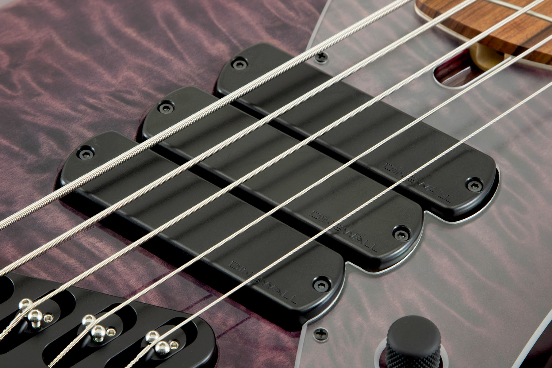 Dingwall Combustion Nashville Cn3 5c 3pu Active Pf - Ultraviolet Burst - Basse Électrique Solid Body - Variation 4