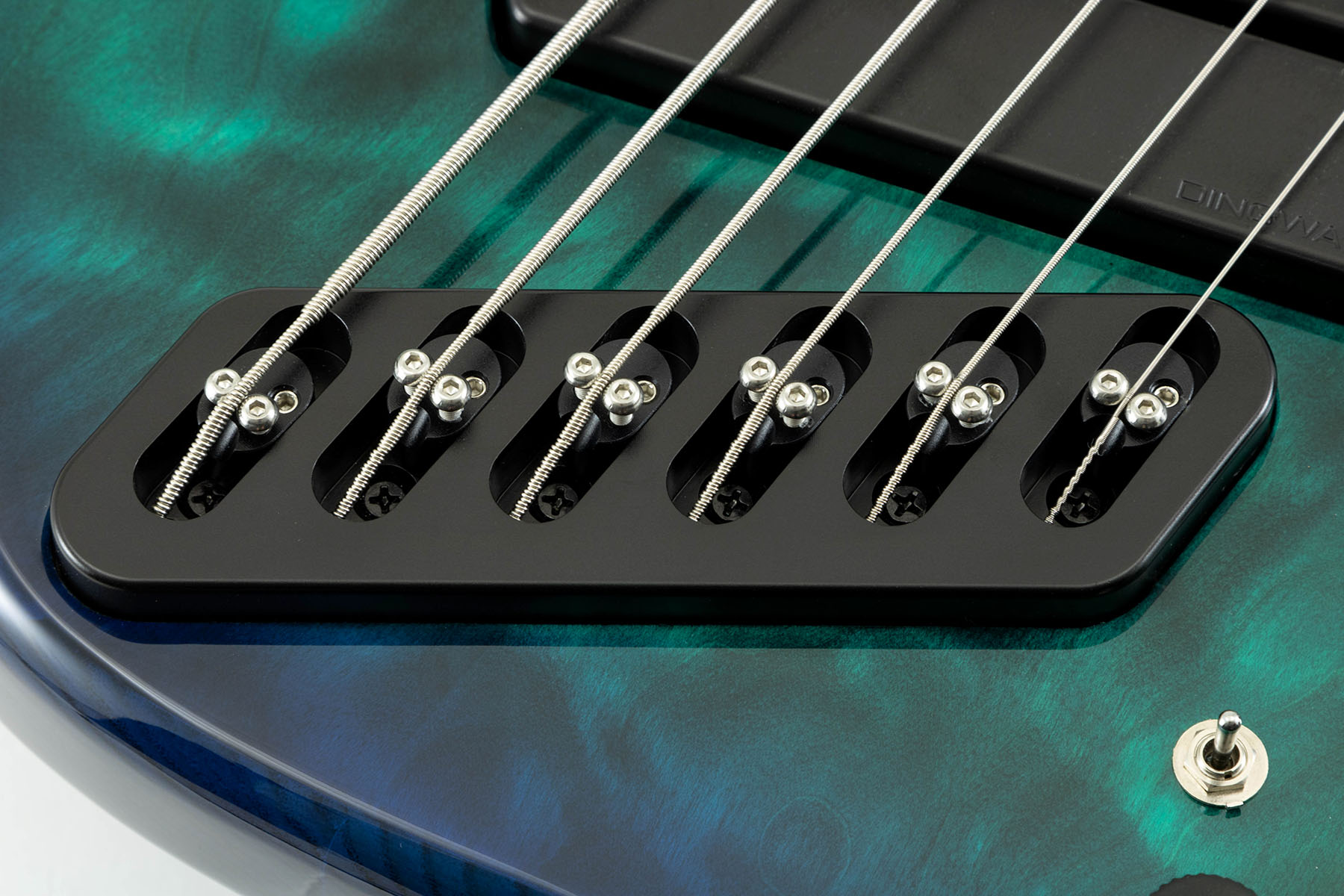 Dingwall Combustion Nashville Cn3 6c 3pu Active Pf - Whalepool Burst - Basse Électrique Solid Body - Variation 3