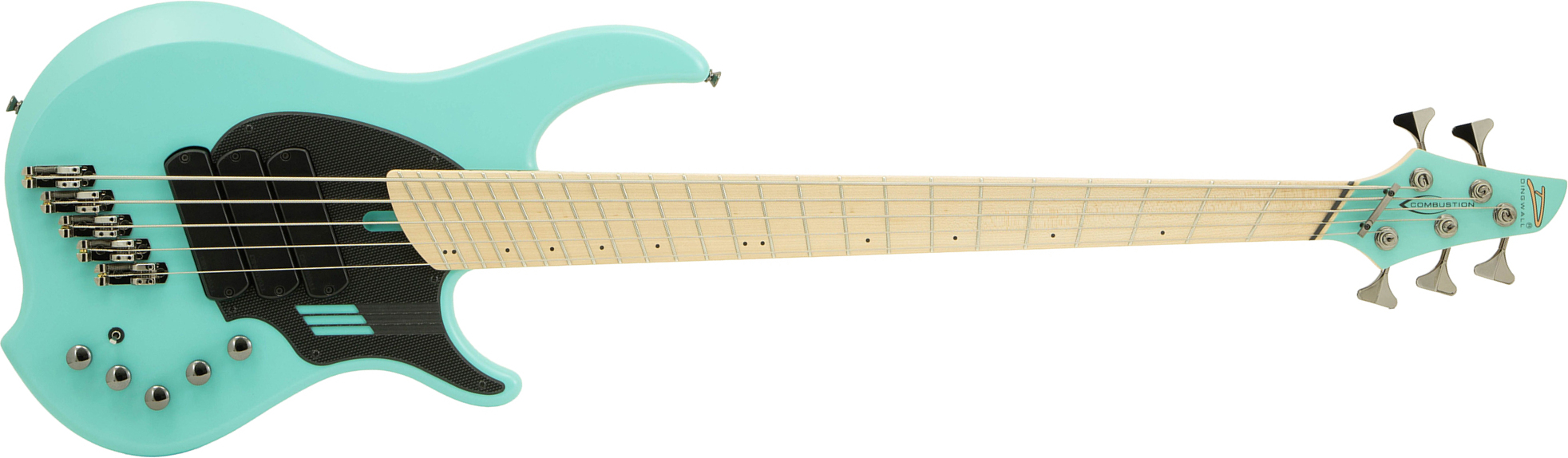 Dingwall Adam Nolly Getgood Ng3 5c Signature 3pu Active Mn - Matte Celestial Blue - Basse Électrique Solid Body - Main picture