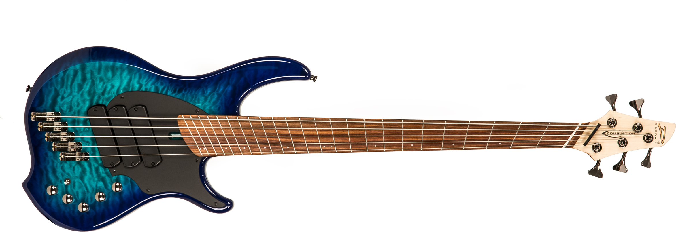 Dingwall Combustion 5 3-pickups Pf +housse - Whalepool Burst - Basse Électrique Solid Body - Main picture