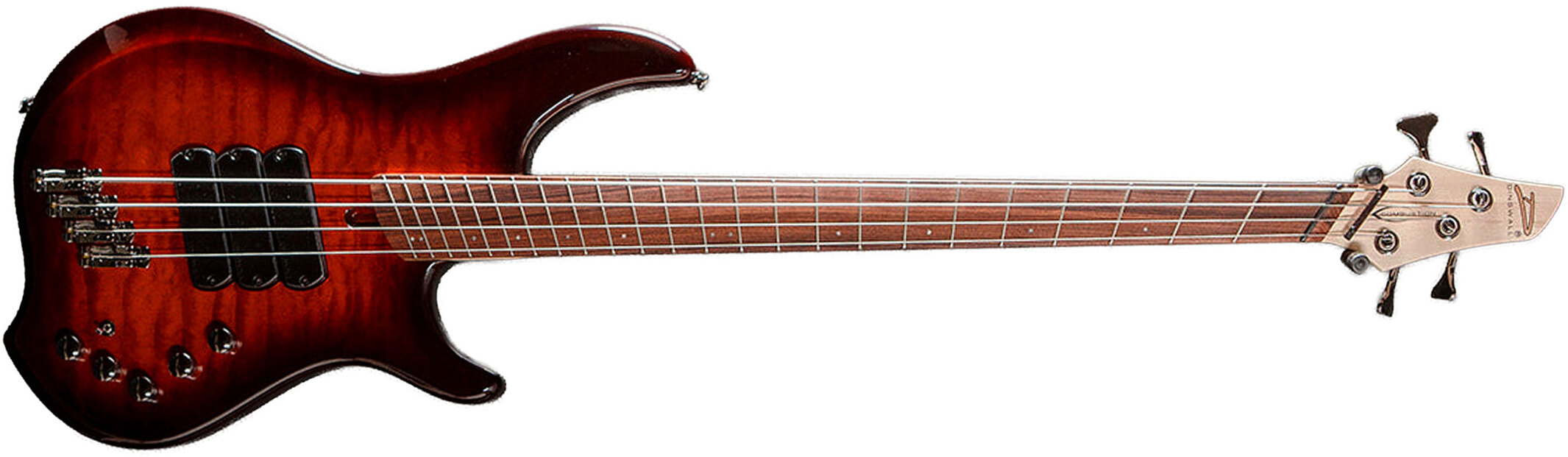 Dingwall Combustion Cb3 5c 3pu Active Pf - Vintage Burst Gloss - Basse Électrique Solid Body - Main picture