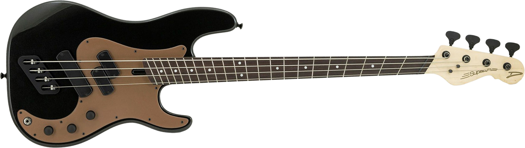 Dingwall Sp1 4c Rw - Gloss Metallic Black - Basse Électrique Solid Body - Main picture