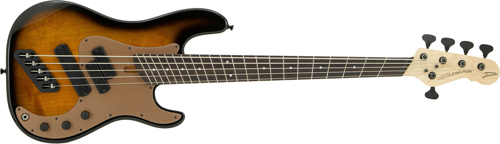 Dingwall Sp1 5c Rw - Gloss Vintage Burst - Basse Électrique Solid Body - Main picture