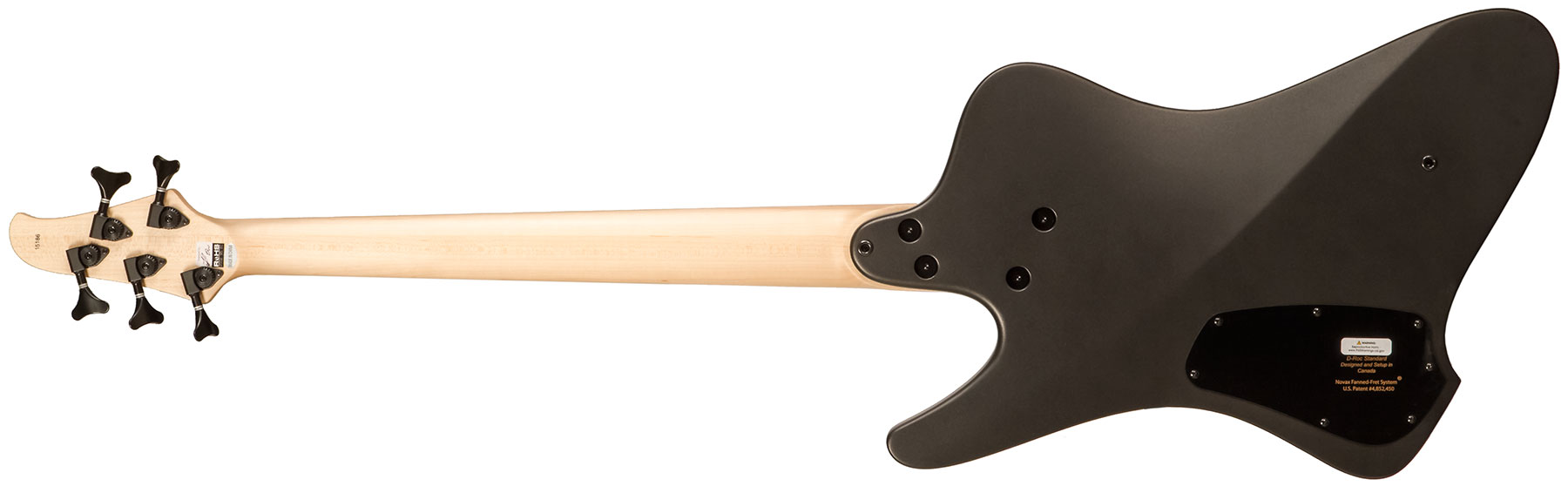 Dingwall D-roc Standard-3 5c 3pu Active Pf - Black Matte - Basse Électrique Solid Body - Variation 1