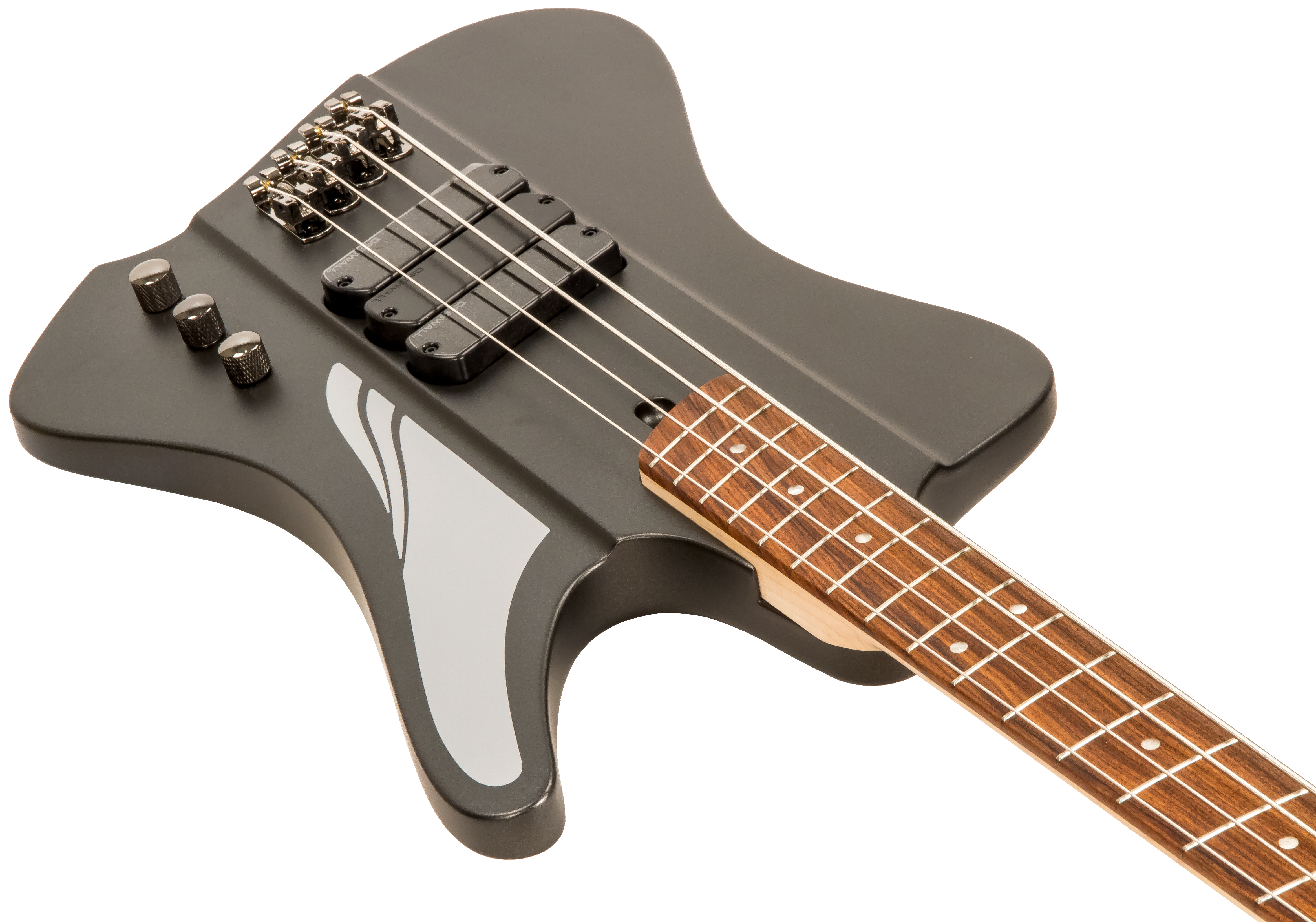 Dingwall D-roc Standard 4c 3-pickups Rw - Matte Metallic Black - Basse Électrique Solid Body - Variation 2