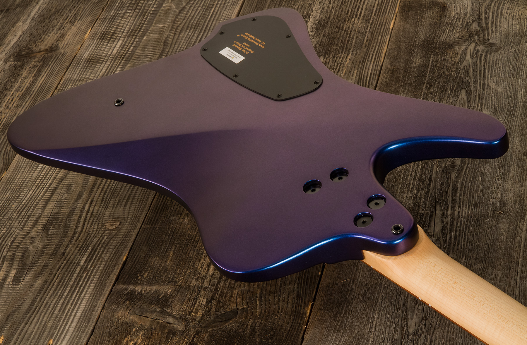 Dingwall D-roc Standard 4c 3-pickups Pf - Blue To Purple Colorshift - Basse Électrique Solid Body - Variation 2