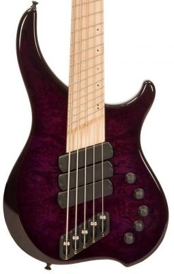 Basse électrique solid body Dingwall Afterburner I 5 3-Pickups (MN) - Faded purple burst
