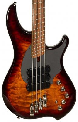 Basse électrique solid body Dingwall Combustion 4 3-Pickups (PF) - Vintage burst