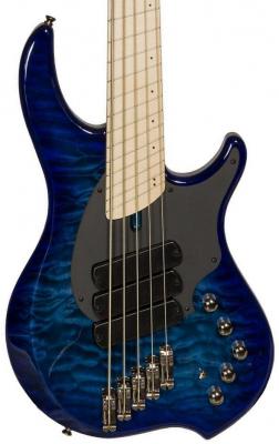 Basse électrique solid body Dingwall Combustion 5 3-Pickups (MN) - Indigo burst