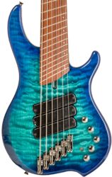 Basse électrique solid body Dingwall Combustion 6 3-Pickups (PF) - Whalepool burst