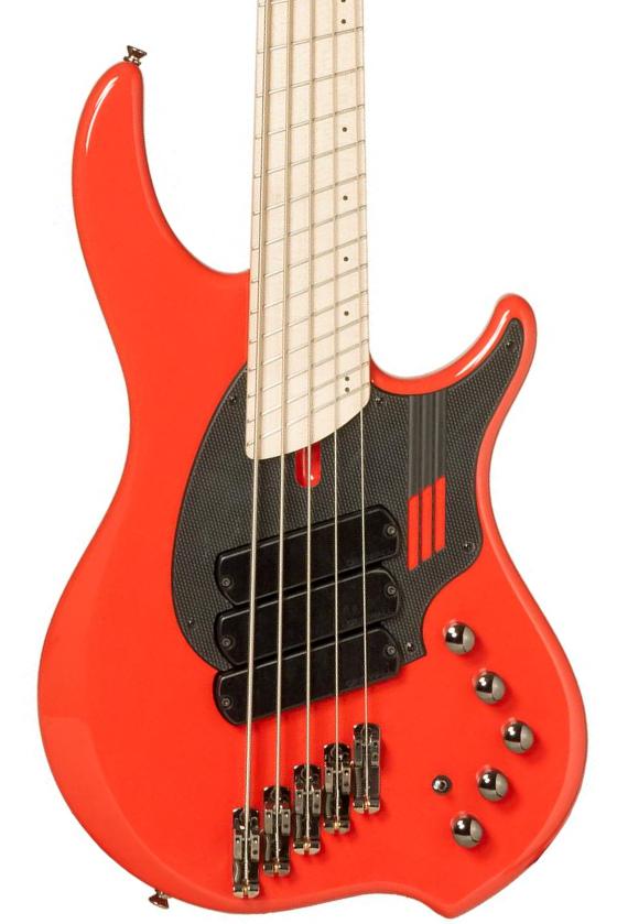 Basse électrique solid body Dingwall Adam Nolly Getgood NG3 3-Pickups 5-Strings (MN) - Fiesta red