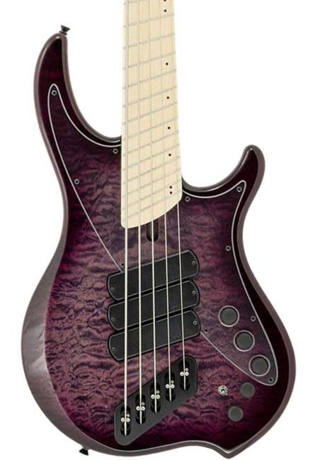 Basse électrique solid body Dingwall Nashville Combustion 3-Pickups (5-String, MN) - Ultraviolet Burst