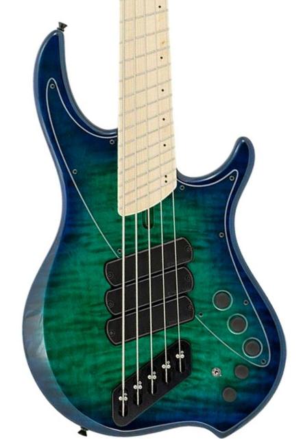 Basse électrique solid body Dingwall Nashville Combustion 3-Pickups (5-String, MN) - Whalepool Burst