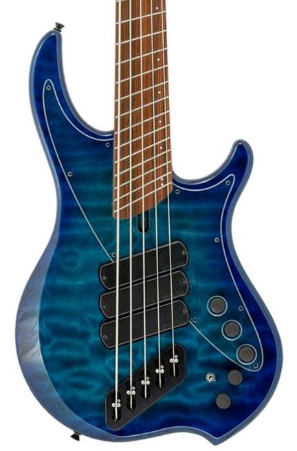 Basse électrique solid body Dingwall Nashville Combustion 3-Pickups (5-String, PF) - Indigo Burst