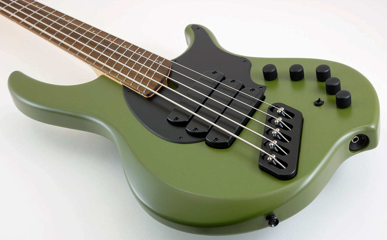 Dingwall Kyle Konkiel Combustion 5c 3pu Active Rw - Matte Army Green - Basse Électrique Solid Body - Variation 2