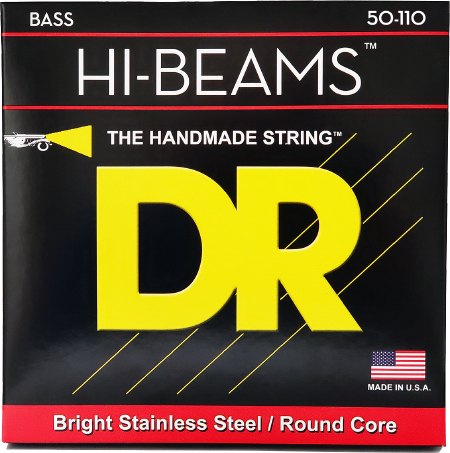 Dr Jeu De 4 Cordes Hi-beams Stainless Steel 50-110 - Cordes Basse Électrique - Main picture