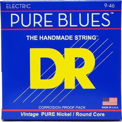 Cordes guitare électrique Dr PHR-9/46 Pure Blues 09-46 - Jeu de 6 cordes