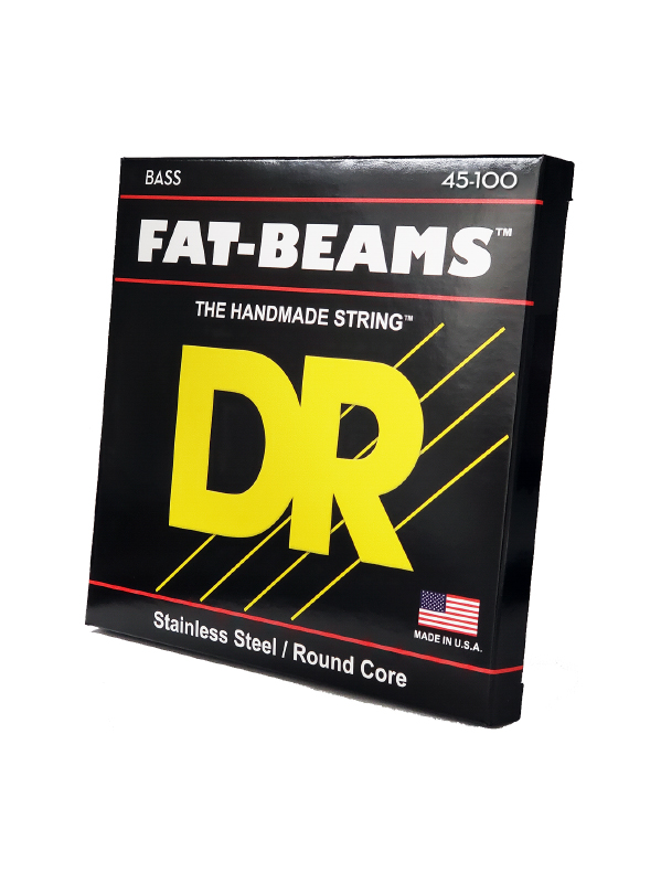 Dr Jeu De 4 Cordes Fat-beams Stainless Steel 45-100 - Cordes Basse Électrique - Variation 1